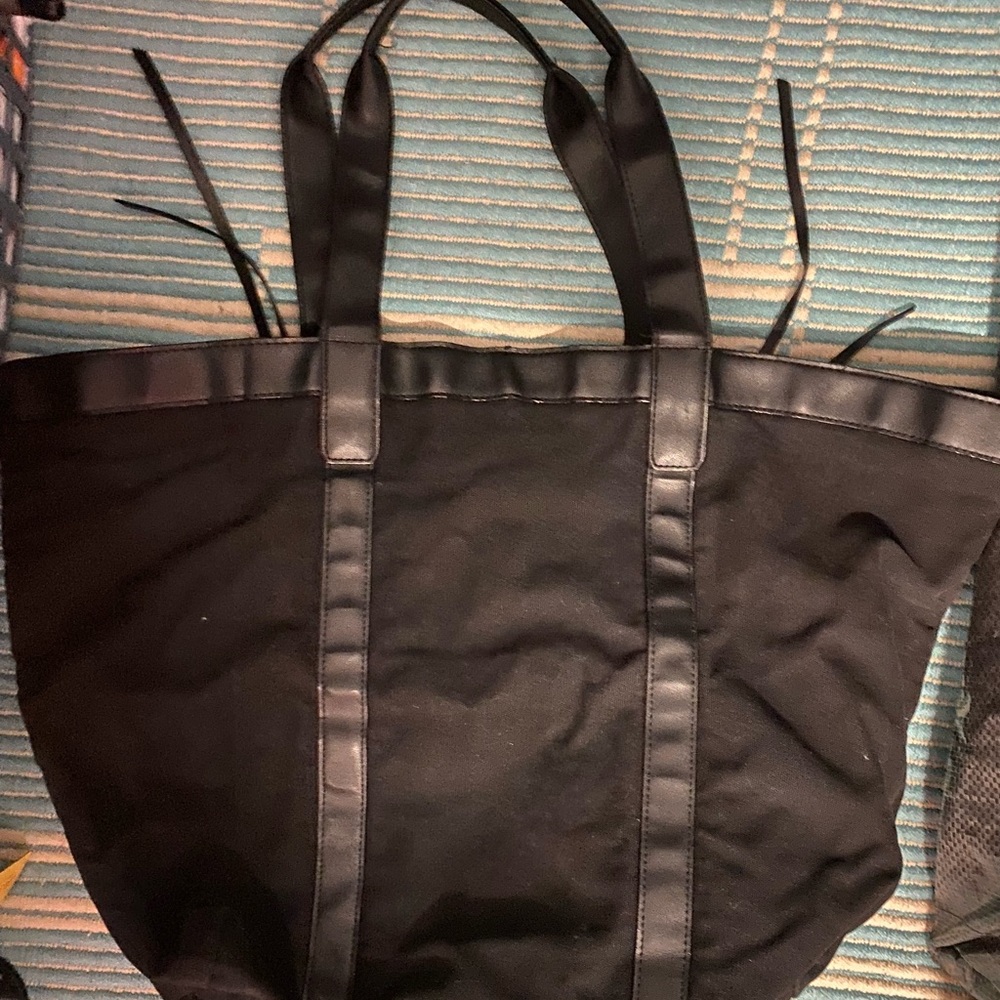 Used Victoria Secret black tote